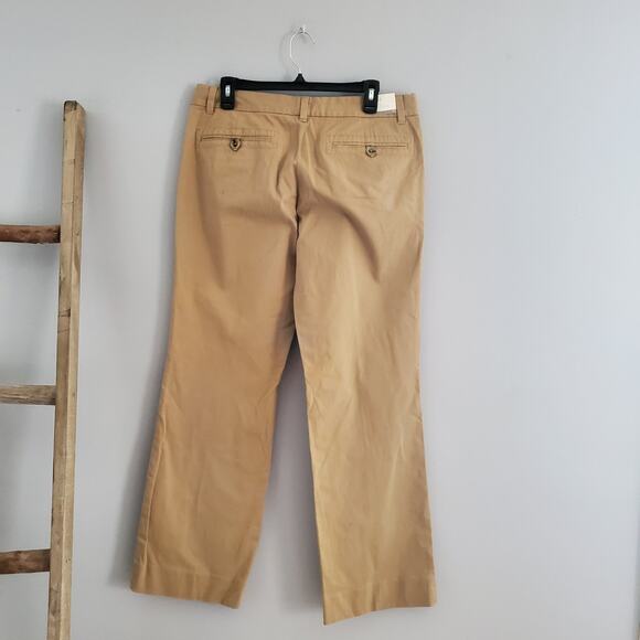 Banana Republic Factory Women's Stretch Ryan Fit Wide Leg Khakis Size 12 - Picture 2 of 8